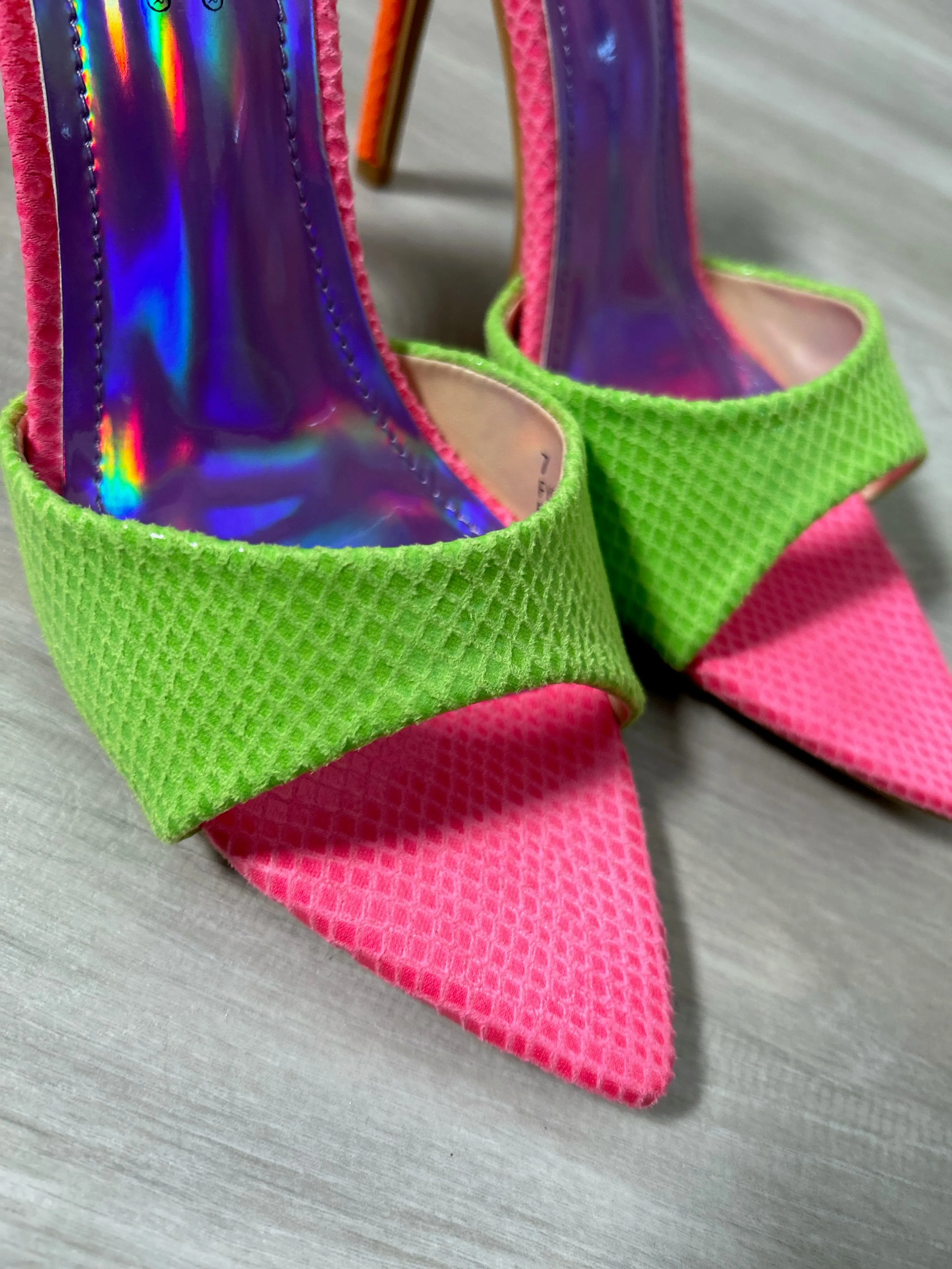 Albin Color Block Mules