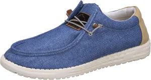 Alpine Swiss Flynn Mens Boat Shoes | Lightweight Slip-On Loafers | Moc Toe Sailing Deck Shoe | Breathable Water-Resistant Summer Footwear | Travel | Light Enough to Float