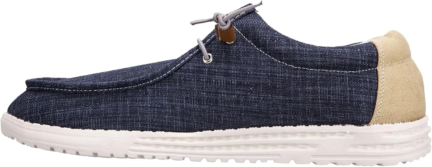 Alpine Swiss Flynn Mens Boat Shoes | Lightweight Slip-On Loafers | Moc Toe Sailing Deck Shoe | Breathable Water-Resistant Summer Footwear | Travel | Light Enough to Float