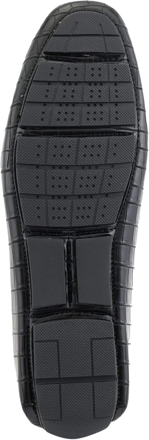 Amali Cola - Driving Moccasins for Men – Mens Slip On Loafers, Moccasins, Slip-on Dress Shoes - Driving Loafers with Matching Color Bit