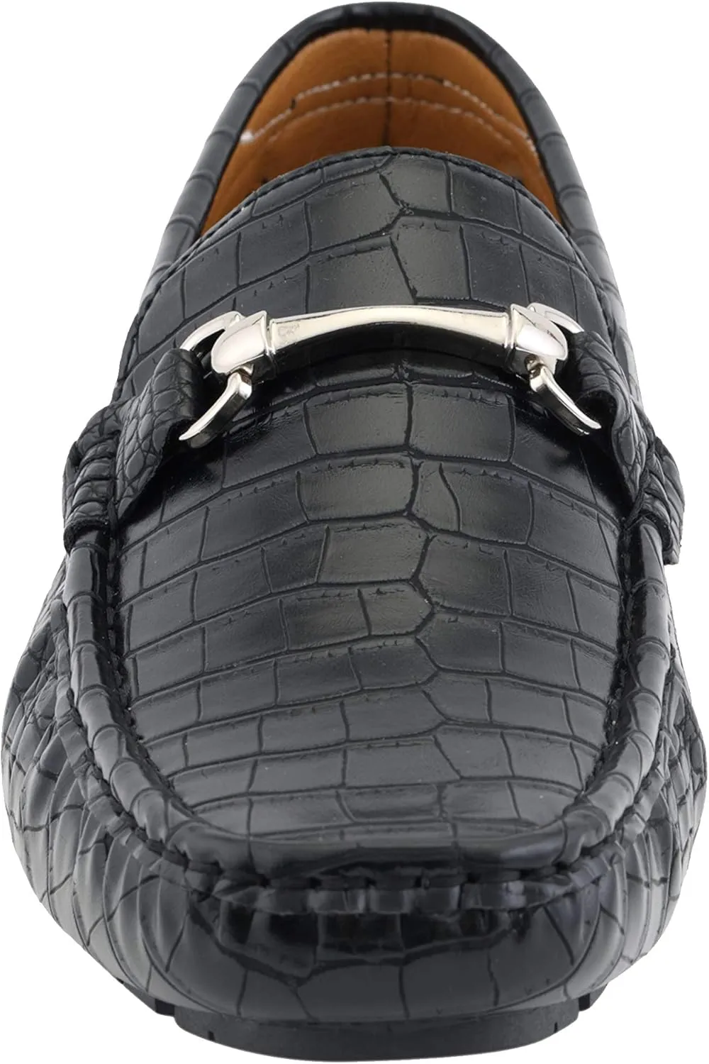 Amali Cola - Driving Moccasins for Men – Mens Slip On Loafers, Moccasins, Slip-on Dress Shoes - Driving Loafers with Matching Color Bit