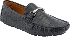 Amali Cola - Driving Moccasins for Men – Mens Slip On Loafers, Moccasins, Slip-on Dress Shoes - Driving Loafers with Matching Color Bit