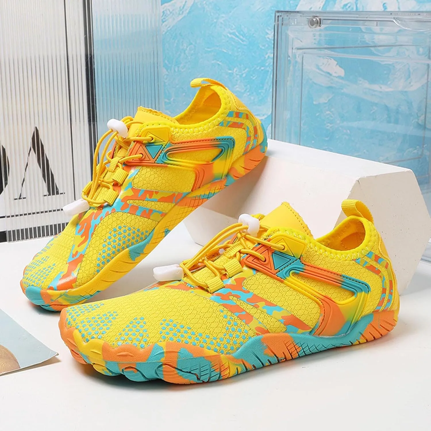 Aqua Water Shoes Barefoot Quick Dry Non Slip Swim Surf Beach Yoga Camping Boating River Pool Sport Shoes for Men Women Adults Spring Shoe for Women 2025