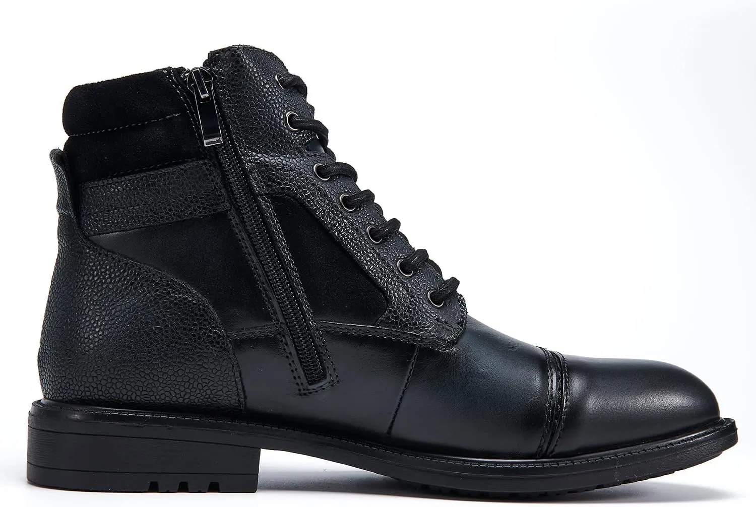 Arkbird Mens Chelsea Boots, Stylish and Comfort Leather Chukka Ankle Boots with Zipper