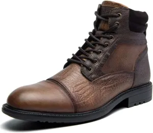 Arkbird Mens Chelsea Boots, Stylish and Comfort Leather Chukka Ankle Boots with Zipper