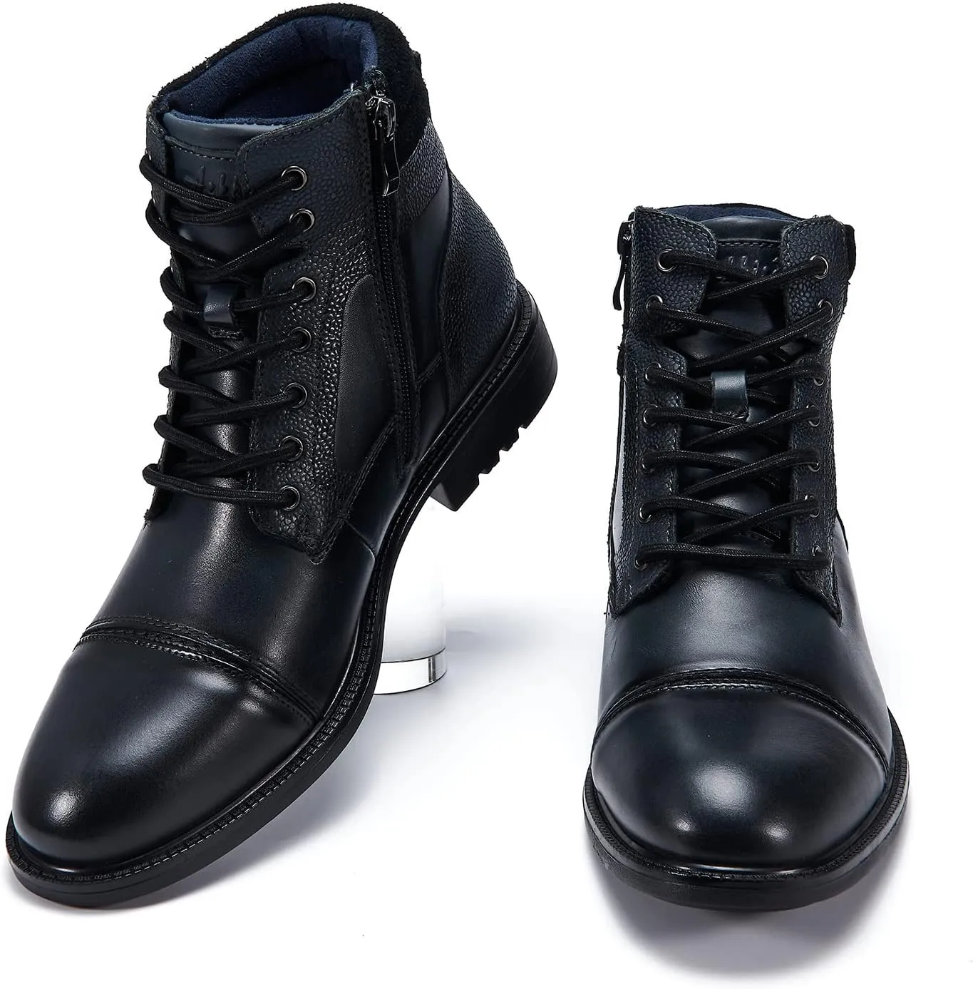 Arkbird Mens Chelsea Boots, Stylish and Comfort Leather Chukka Ankle Boots with Zipper