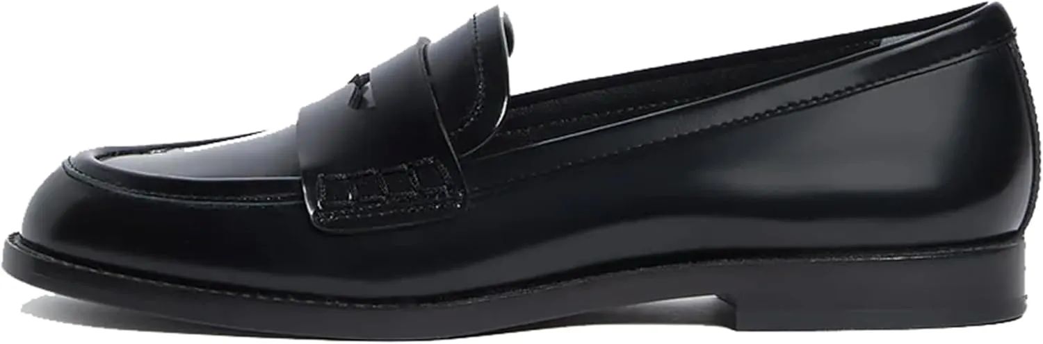 Arqa Penny Loafers for Women Comfortable Slip on Formal Work Flats Natural Raffia Woven Flats Dressy Casual Walking Shoes