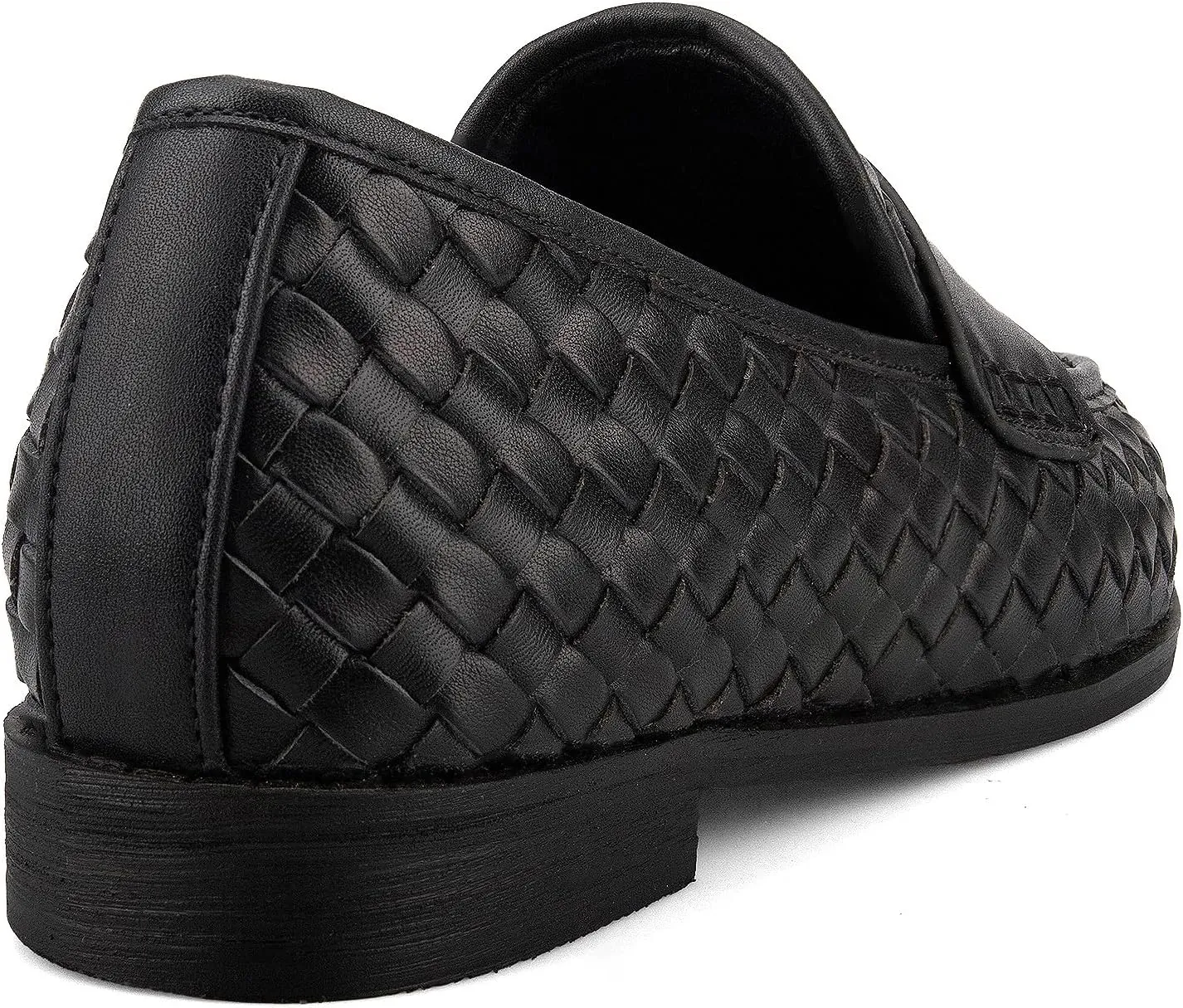 Arqa Penny Loafers for Women Comfortable Slip on Formal Work Flats Natural Raffia Woven Flats Dressy Casual Walking Shoes