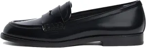 Arqa Penny Loafers for Women Comfortable Slip on Formal Work Flats Natural Raffia Woven Flats Dressy Casual Walking Shoes