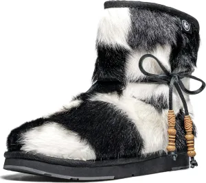 AU&MU Womens Casual and Versatile Warm Simple Snow Boots