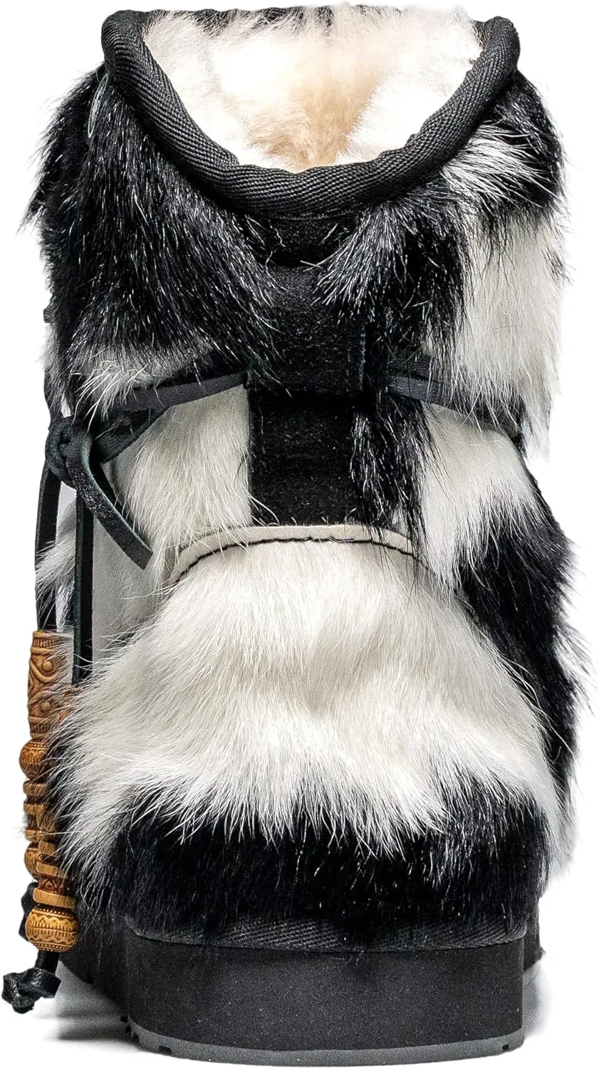 AU&MU Womens Casual and Versatile Warm Simple Snow Boots