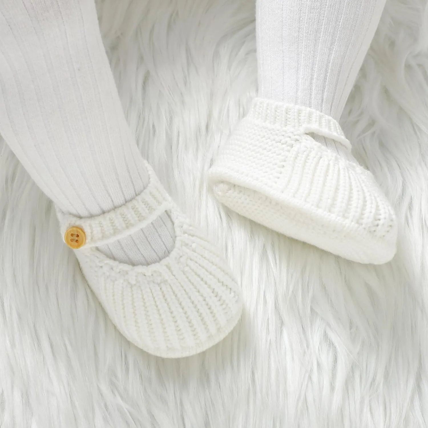 Baby Booties Crochet Knit First Walkers Boots Newborn Soft Socks Shoes for Infant Boy Girl