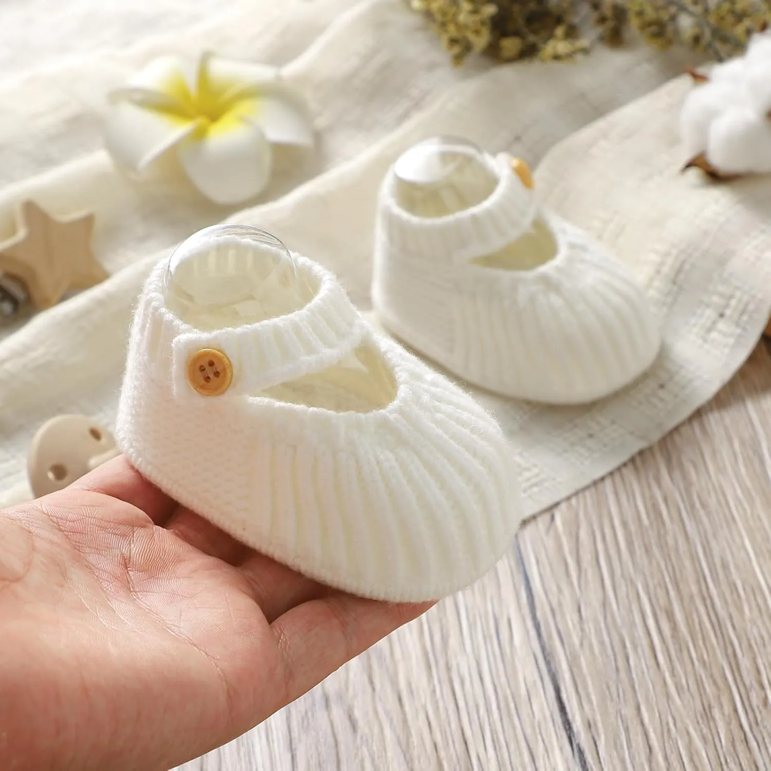 Baby Booties Crochet Knit First Walkers Boots Newborn Soft Socks Shoes for Infant Boy Girl