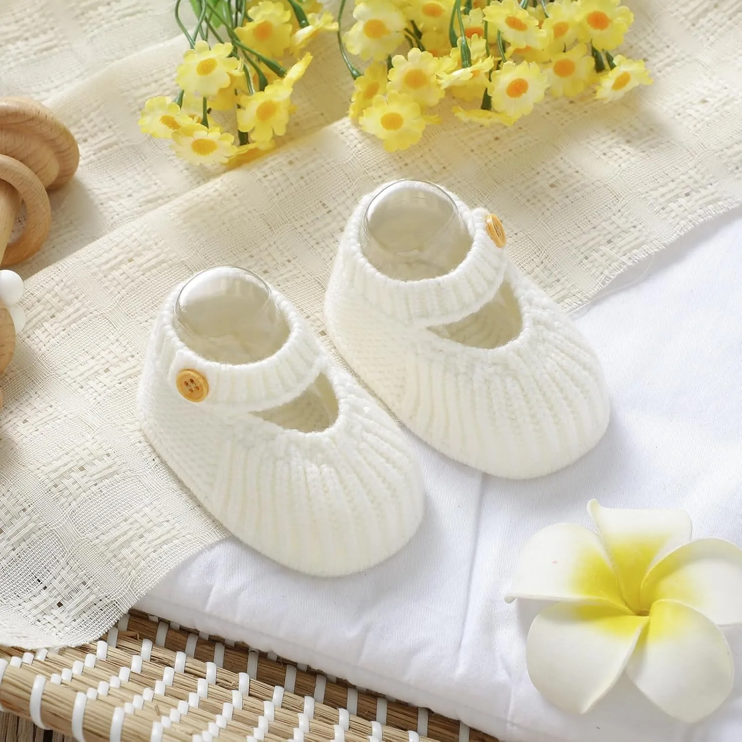 Baby Booties Crochet Knit First Walkers Boots Newborn Soft Socks Shoes for Infant Boy Girl