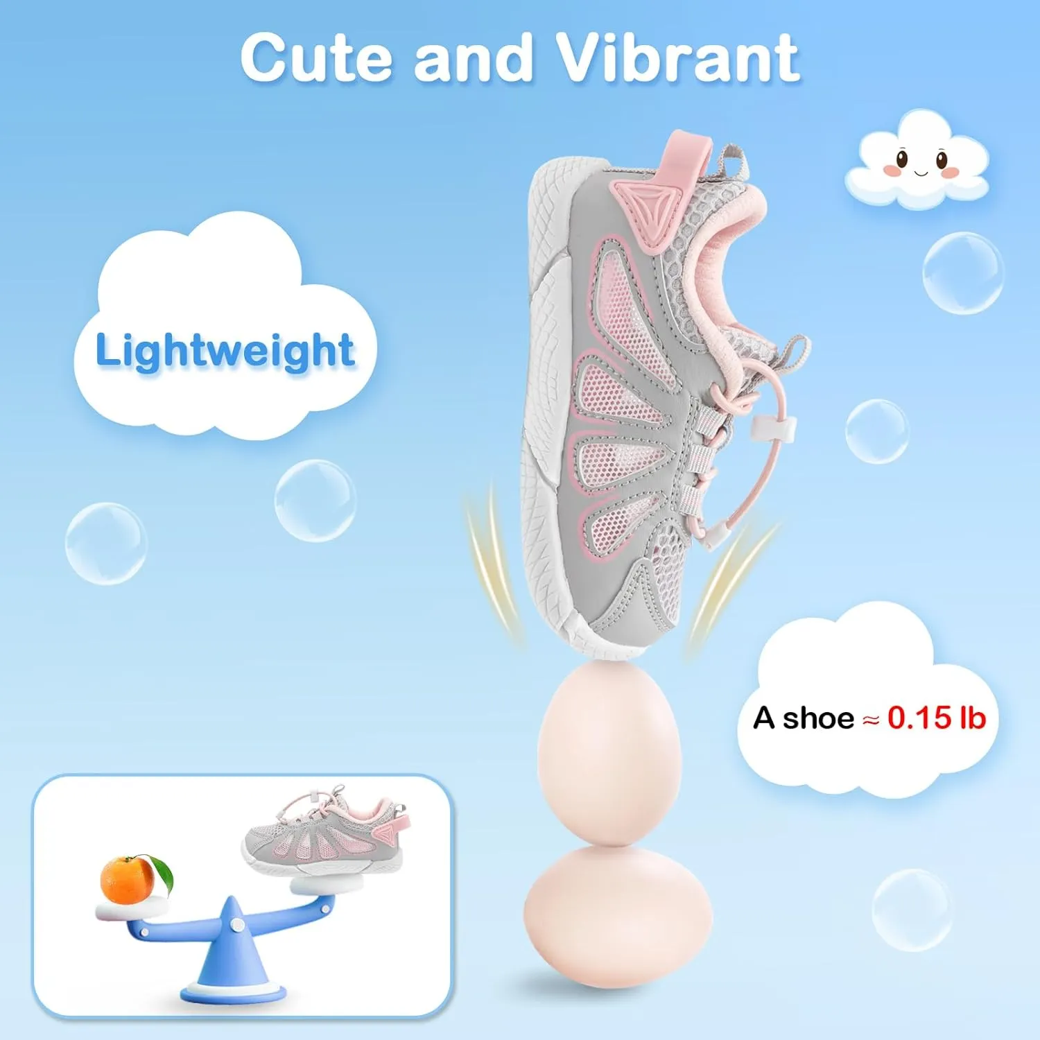 BARERUN Toddler Shoes Boy Girl Sneakers Lightweight Breathable Barefoot Running/Walking Shoes Toddler Tennis Shoes with Adjustable Tightness