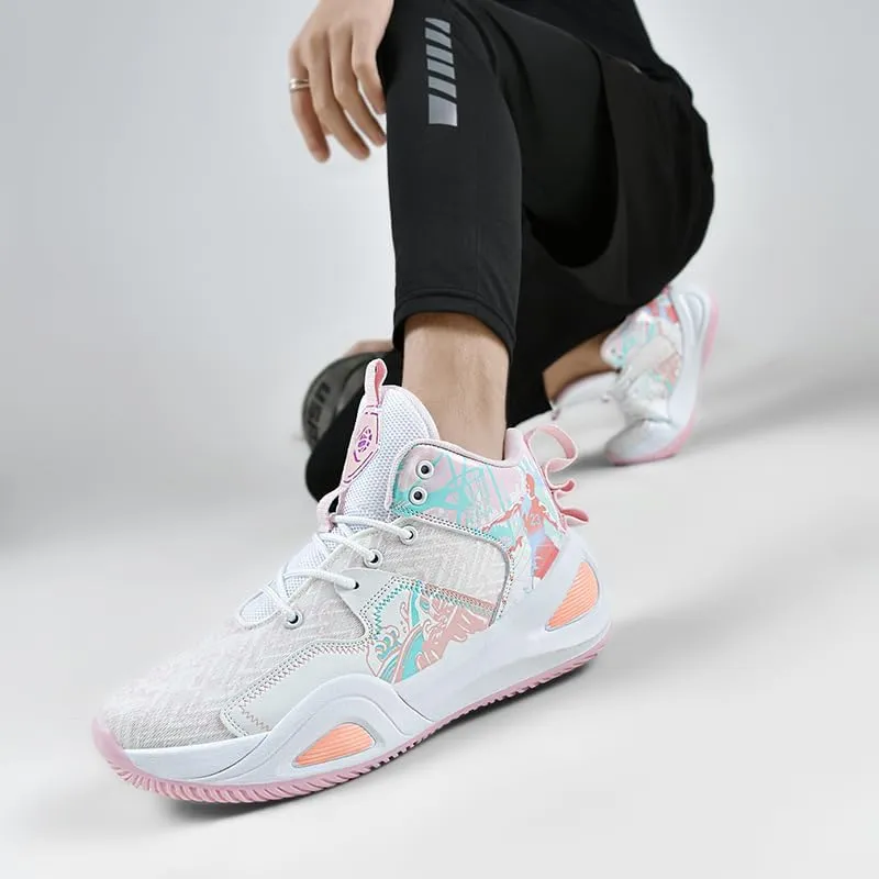 Basketball Shoes for Womens Mens Breathable Fashion Sneakers Comfortable Volleyball Outdoor Non Slip Sport Woman Man Shoe