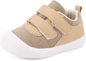 BMCiTYBM Baby Walking Shoes Boy Girl High Top Sneakers Infant First Shoes for Learning to Walk 6 9 12 18 24 Months