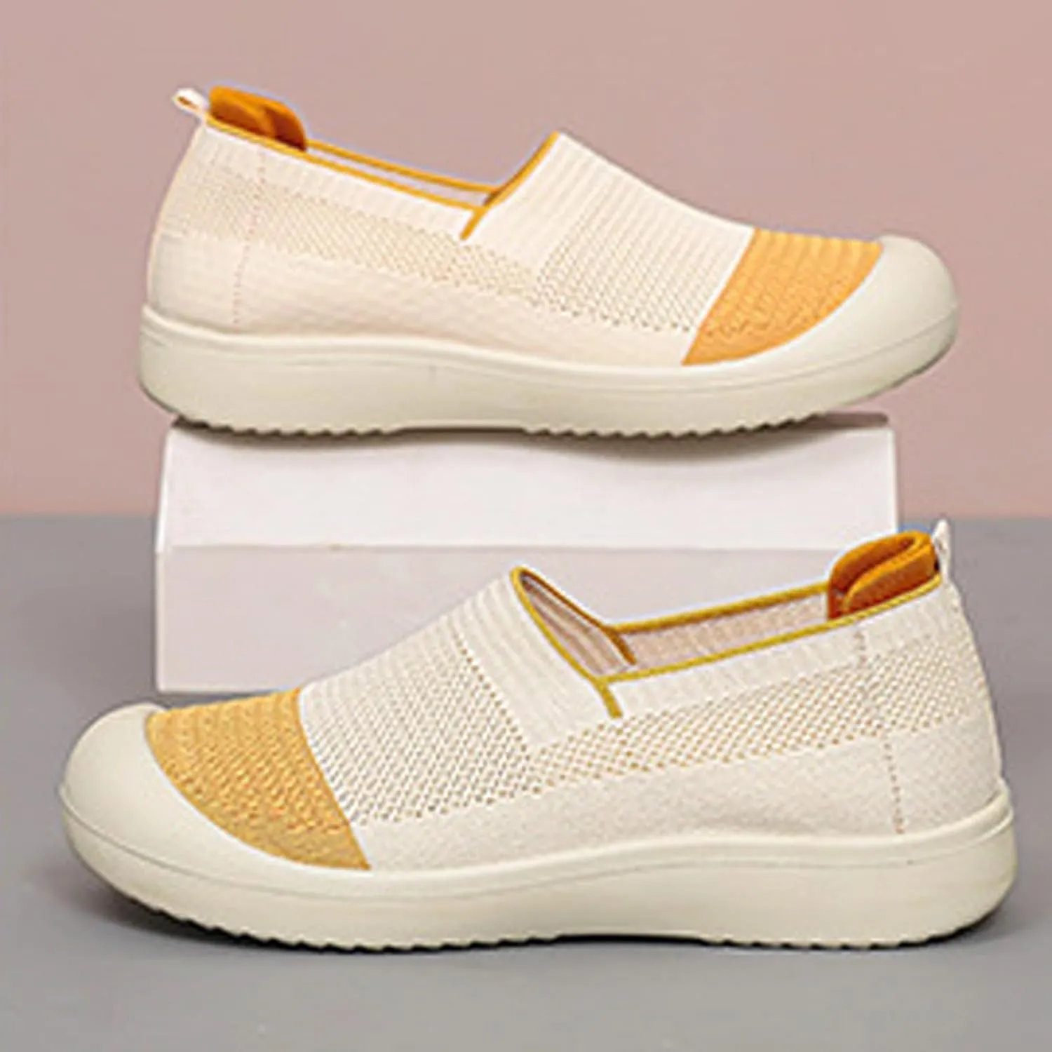 Breathable Slip On Shoes for Woman Foam Sandals Walk Outdoor Sneakers Mesh Dressy Casual Comfortable Zapatos para Mujer