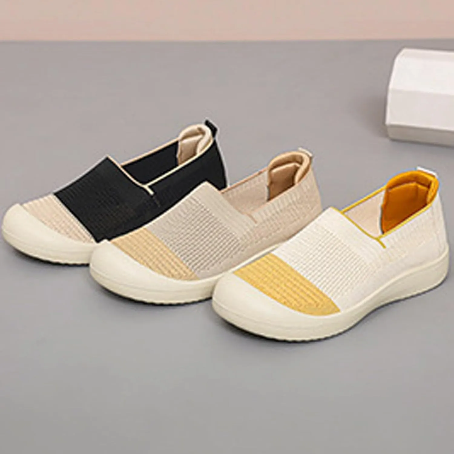Breathable Slip On Shoes for Woman Foam Sandals Walk Outdoor Sneakers Mesh Dressy Casual Comfortable Zapatos para Mujer