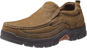 CAMEL CROWN Mens Slip On Loafer Leather Casual Walking Shoes Comfortable for Work Office Dress Outdoor