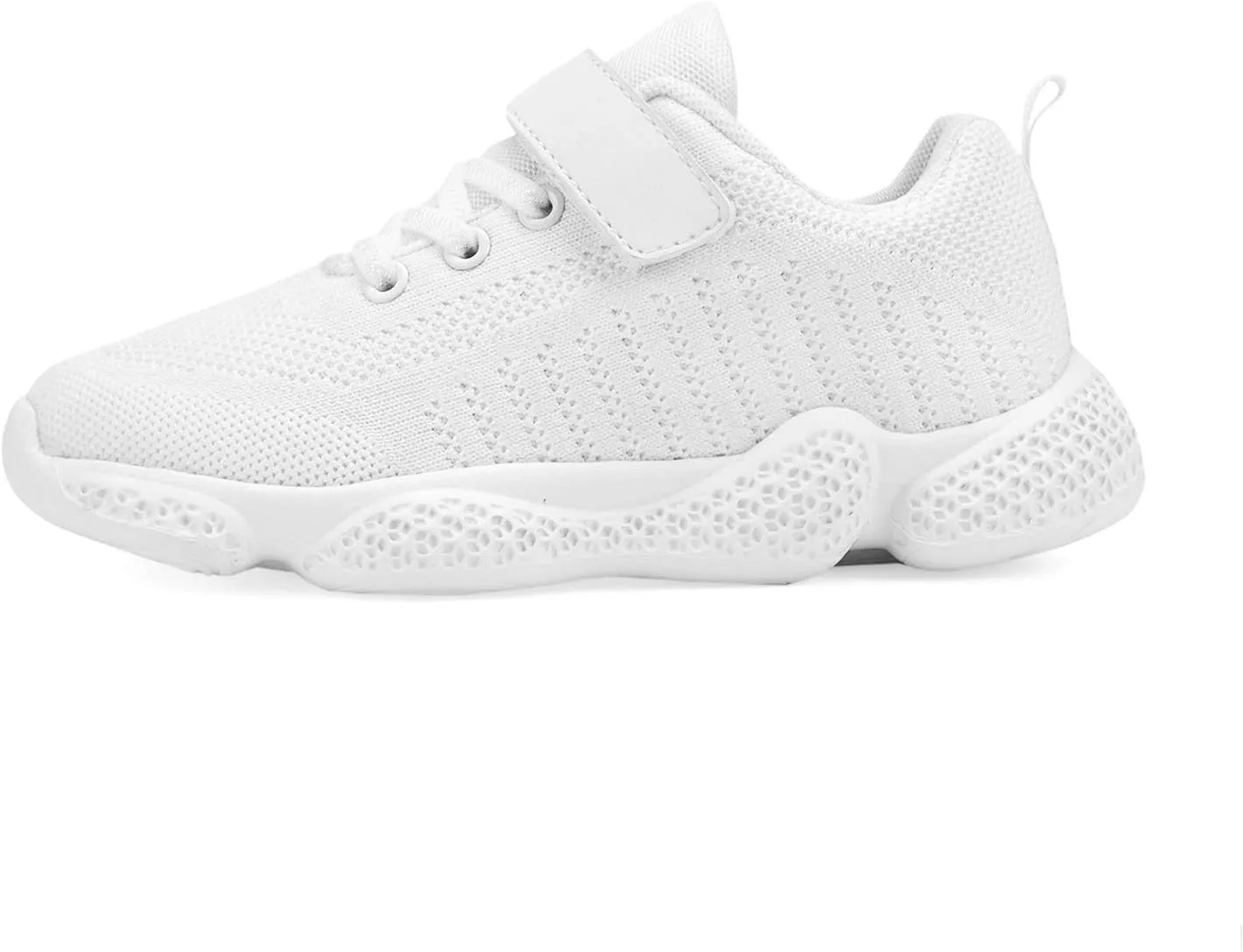Casbeam Kids Breathable Sneakers Mesh Lightweight Easy Walk Casual Sport Strap Athletic Running Shoes for Boys Girls