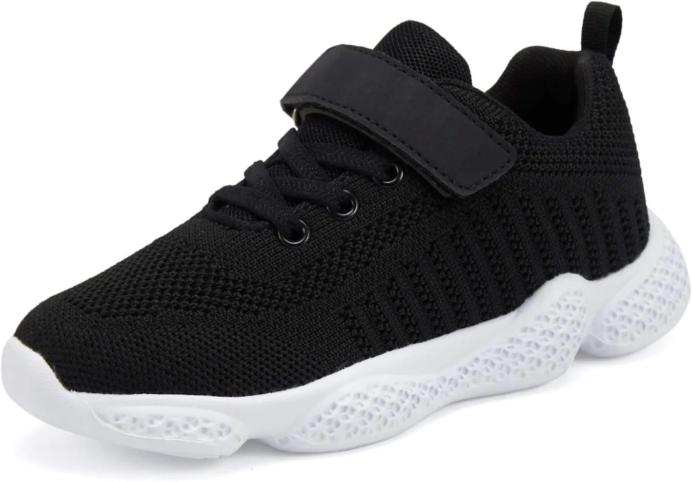 Casbeam Kids Breathable Sneakers Mesh Lightweight Easy Walk Casual Sport Strap Athletic Running Shoes for Boys Girls