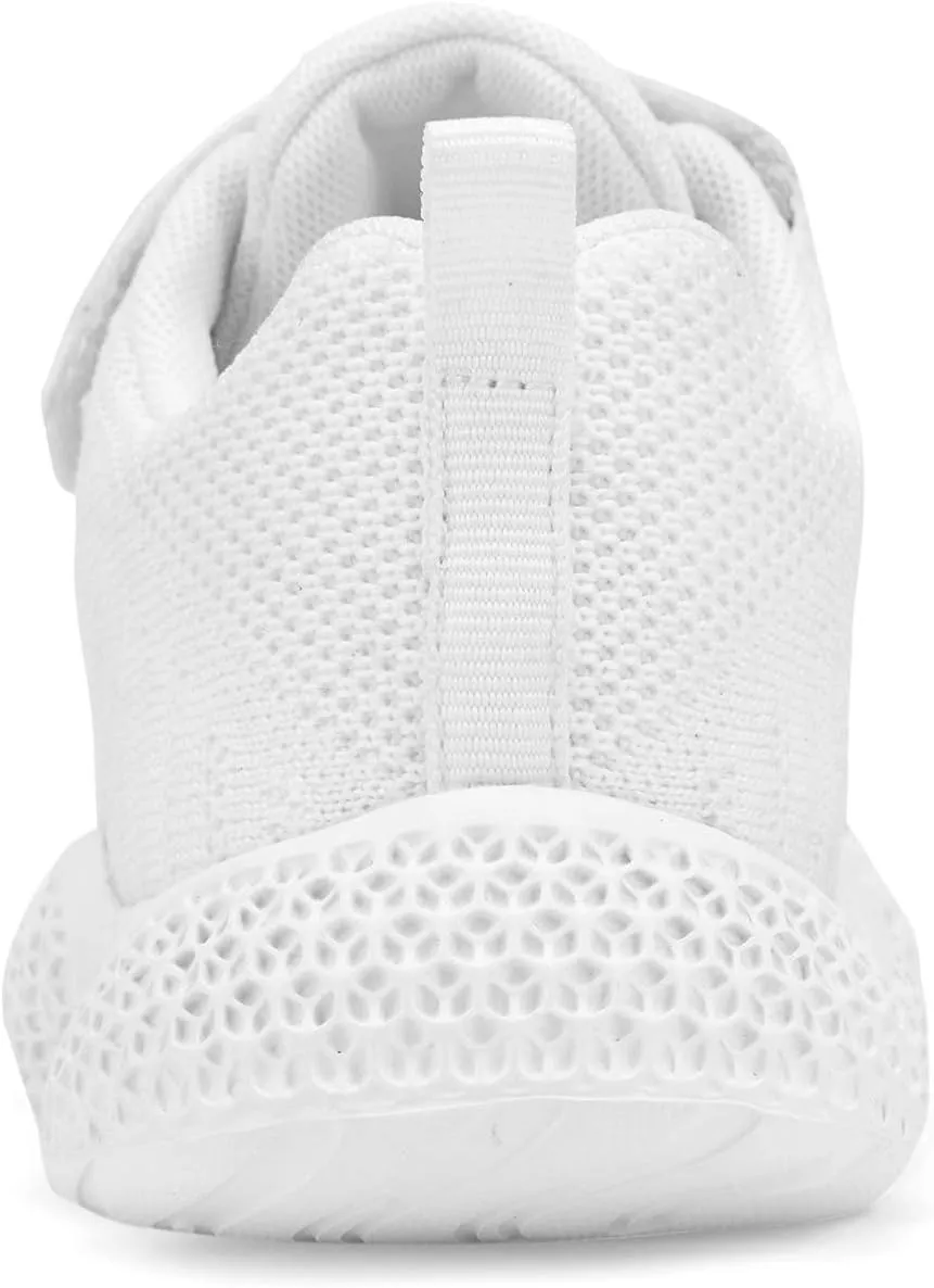 Casbeam Kids Breathable Sneakers Mesh Lightweight Easy Walk Casual Sport Strap Athletic Running Shoes for Boys Girls