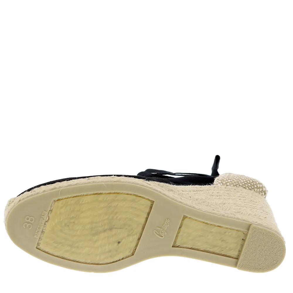 Castaner espadrilles Carina zwart