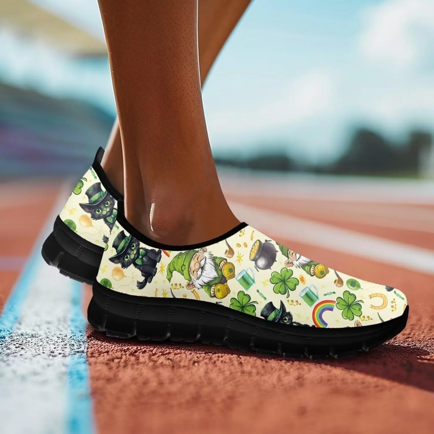 Casual Slip On Shoes for Women Flat Walking Shoes for Holiday Party