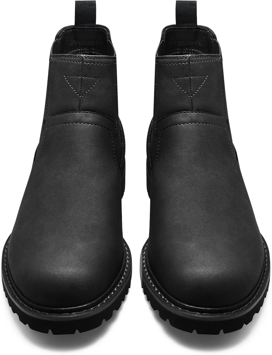 CGRRBW Men's Chelsea Boots Faux Leather Casual Boots for Men