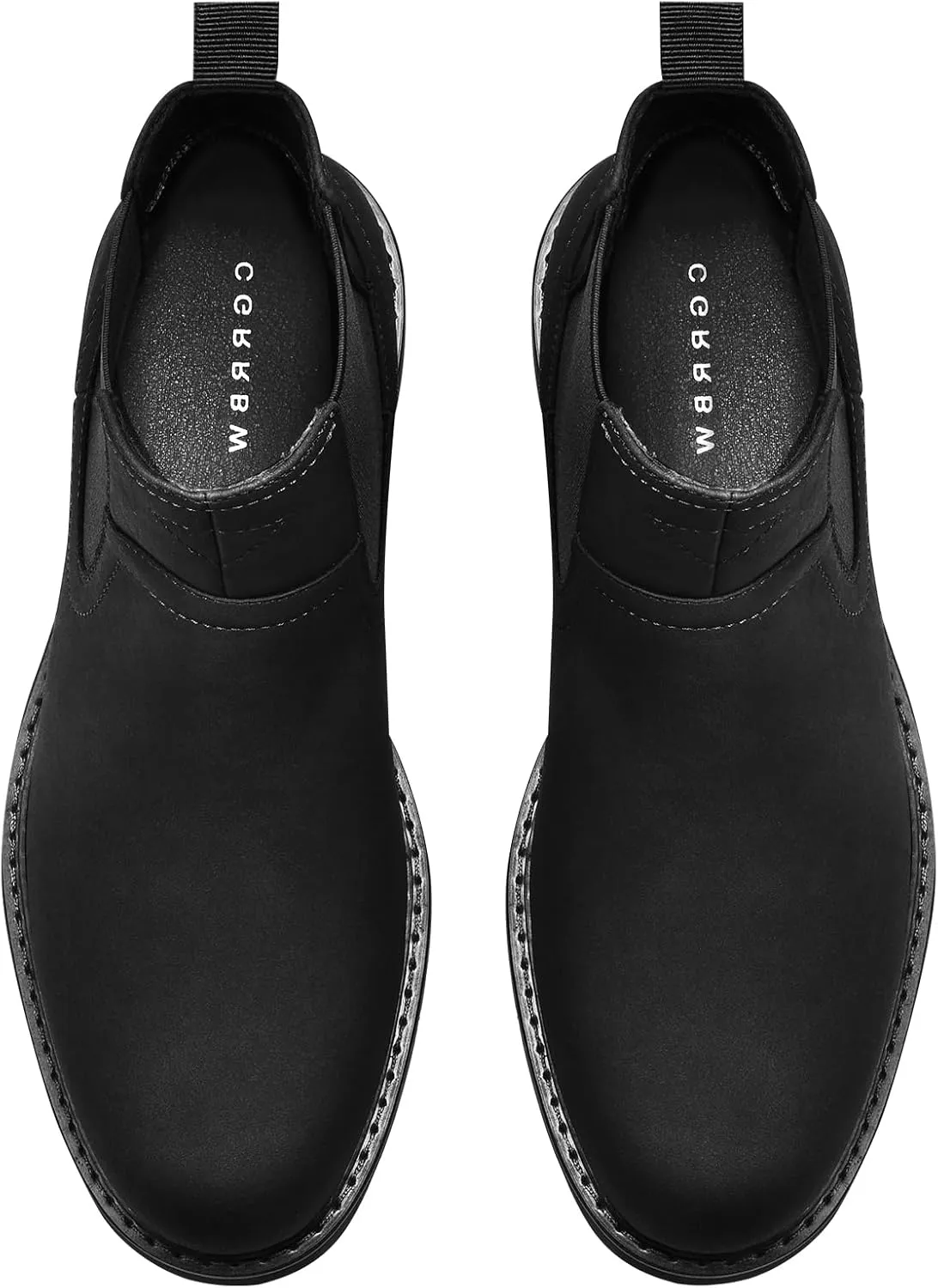 CGRRBW Men's Chelsea Boots Faux Leather Casual Boots for Men