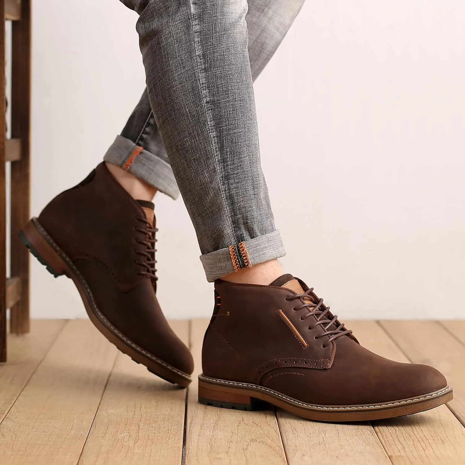 Chukka Boots Fashion and Comfort Casual Oxfords Ankle Lace Up Boot