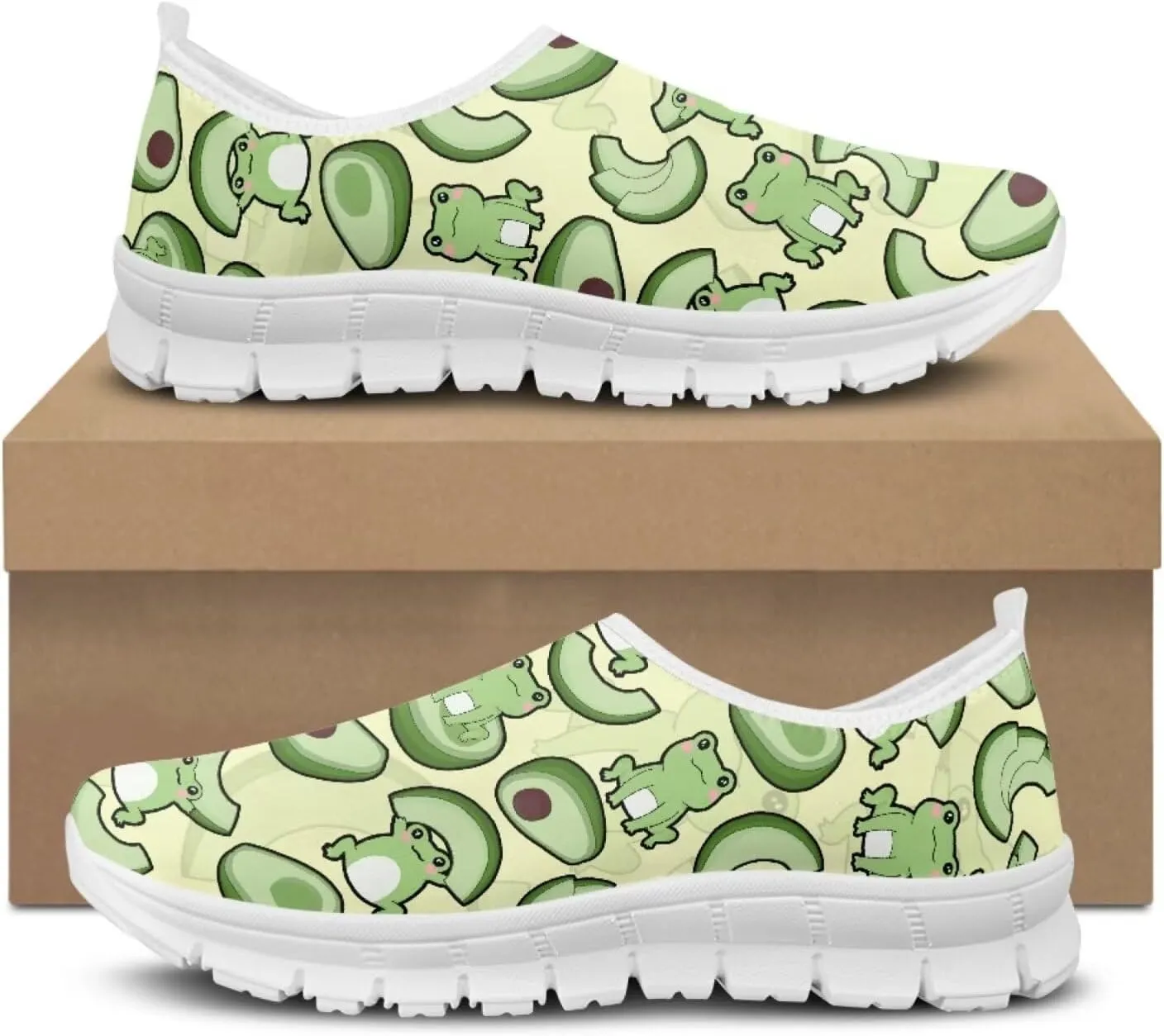 Coloranimal Flats for Women Walking Shoes Casual Flats Comfortable Womens Travel Shoes Loafers with Anti Skid Sole Fashion Womens Footwear