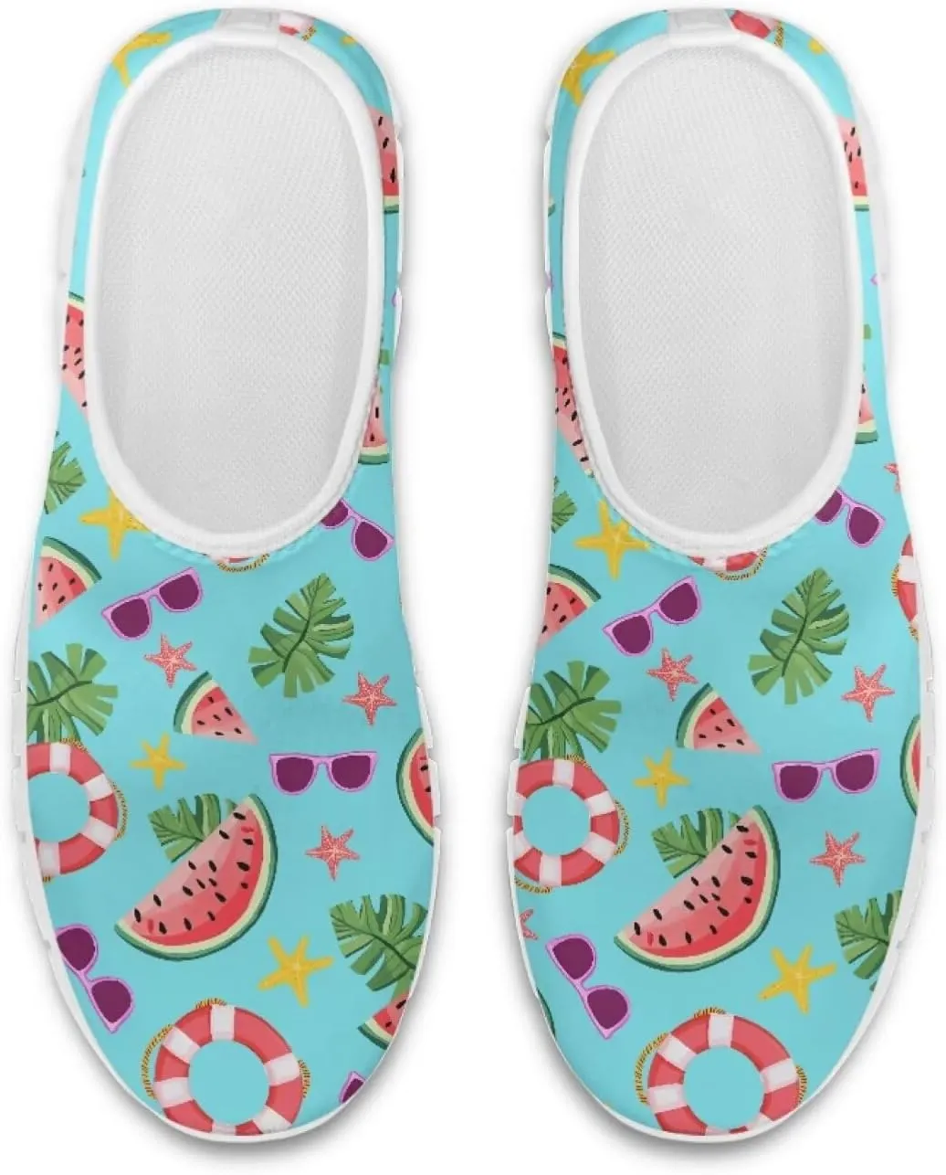Coloranimal Flats for Women Walking Shoes Casual Flats Comfortable Womens Travel Shoes Loafers with Anti Skid Sole Fashion Womens Footwear