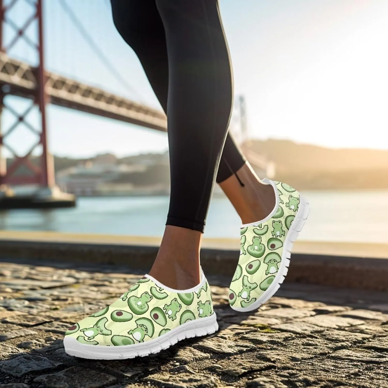 Coloranimal Flats for Women Walking Shoes Casual Flats Comfortable Womens Travel Shoes Loafers with Anti Skid Sole Fashion Womens Footwear