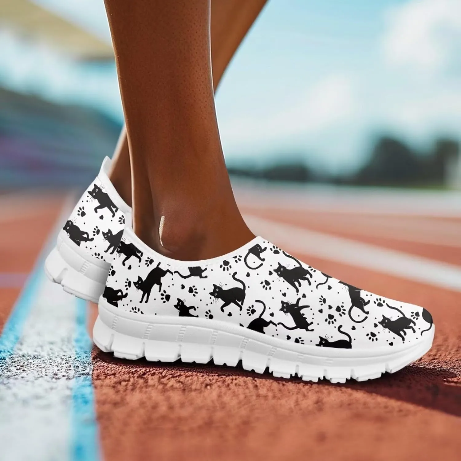 Coloranimal Flats for Women Walking Shoes Womens Loafers Slip On Shoes Travel Shoes with Anti Skid Sole Cute Watre Shoes Casual Flats