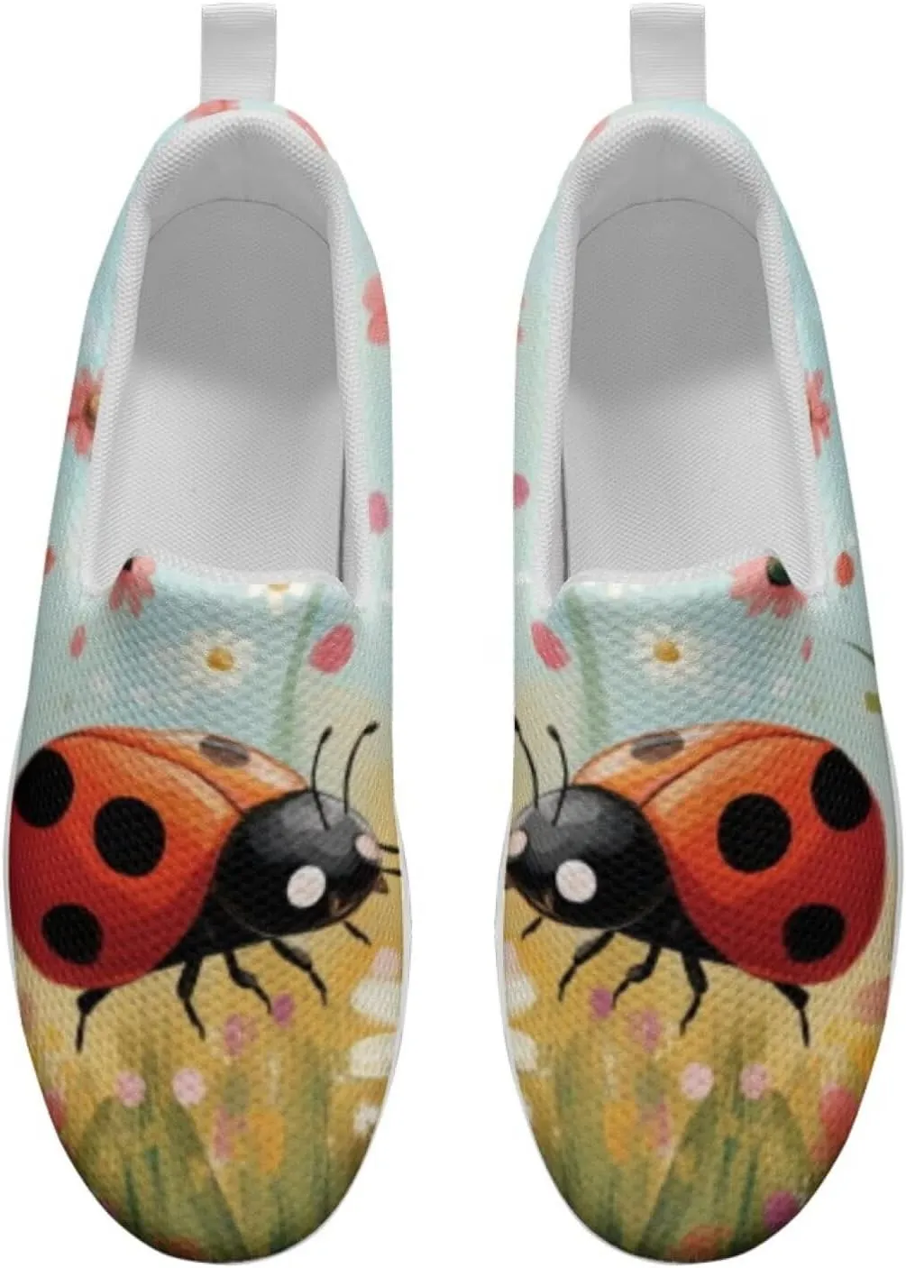 Coloranimal Platform Sneakers for Women Fashion Platform Loafers Slip On Shoes Womens Loafers High Top Athletic Sneakers Non Slip Ladies Jogging Shoes