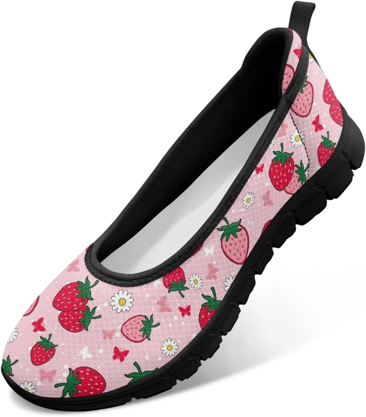 Coloranimal Womens Flats Loafers Slip On Shoes Travel Shoes Fashion Walking Running Shoes Outdoor Lightweight Womens Mesh Flats