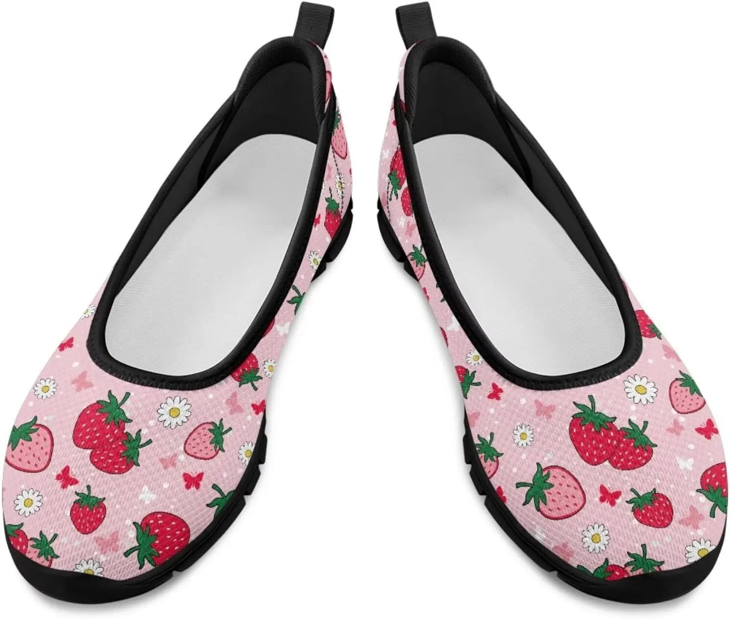 Coloranimal Womens Flats Loafers Slip On Shoes Travel Shoes Fashion Walking Running Shoes Outdoor Lightweight Womens Mesh Flats