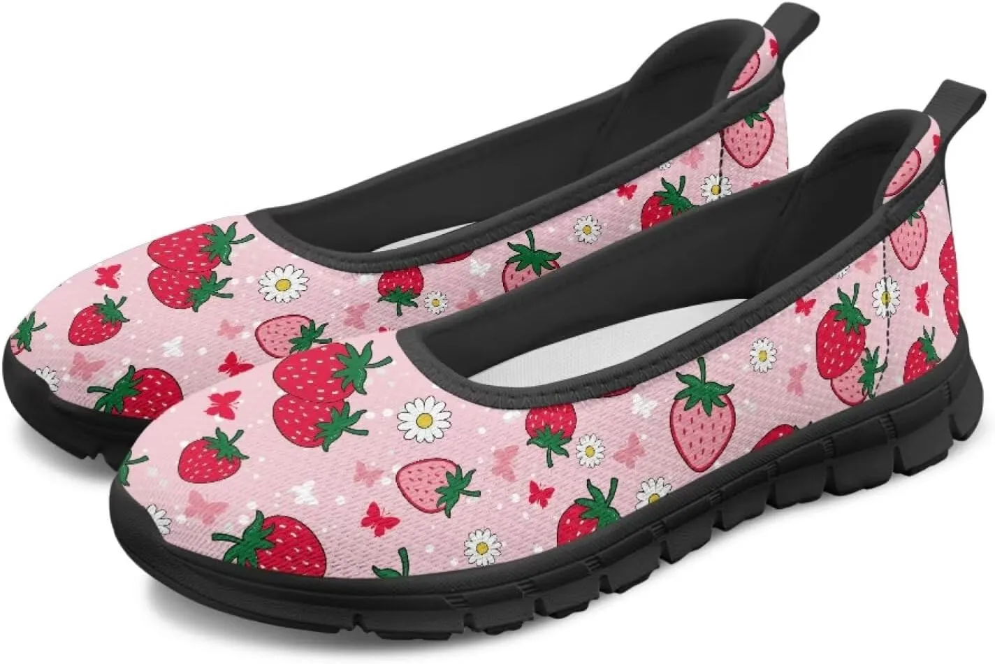 Coloranimal Womens Flats Loafers Slip On Shoes Travel Shoes Fashion Walking Running Shoes Outdoor Lightweight Womens Mesh Flats