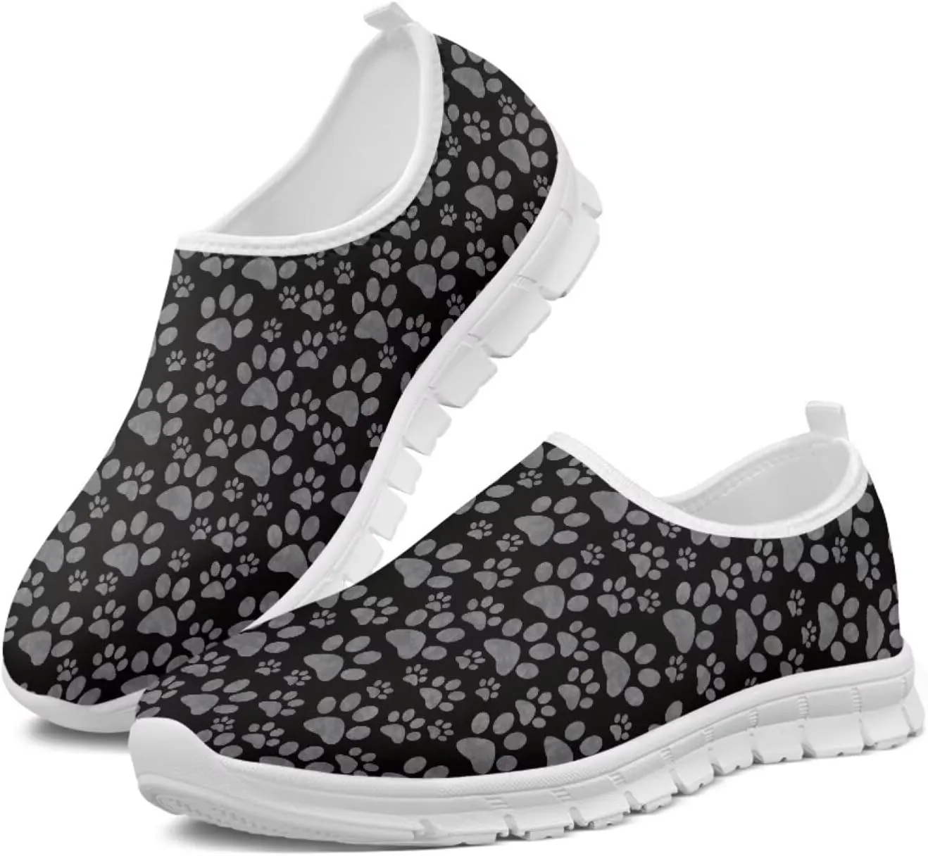 Coloranimal Womens Flats Walking Shoes Loafers for Women Casual Women's Road Running Shoes Travel Shoes Anti Skid Mesh Sports Shoes