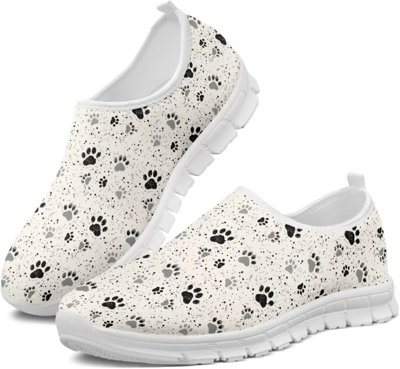 Coloranimal Womens Flats Walking Shoes Loafers for Women Casual Women's Road Running Shoes Travel Shoes Anti Skid Mesh Sports Shoes