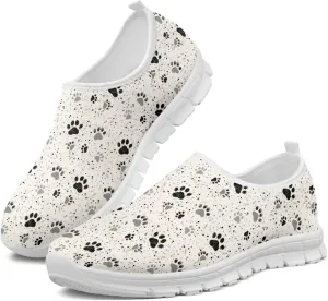 Coloranimal Womens Flats Walking Shoes Loafers for Women Casual Women's Road Running Shoes Travel Shoes Anti Skid Mesh Sports Shoes