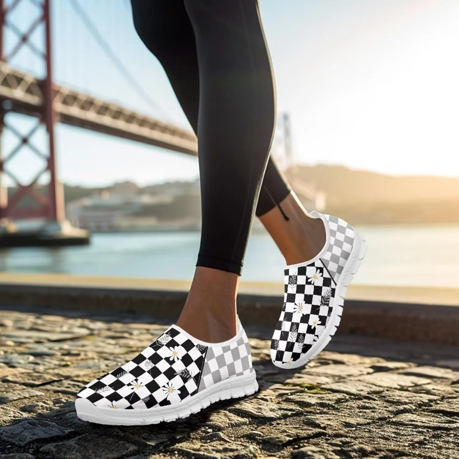 Coloranimal Womens Loafers Casual Flats Slip On Shoes Women Walking Shoes Lightweight Womens Casual Shoes Travel Shoes