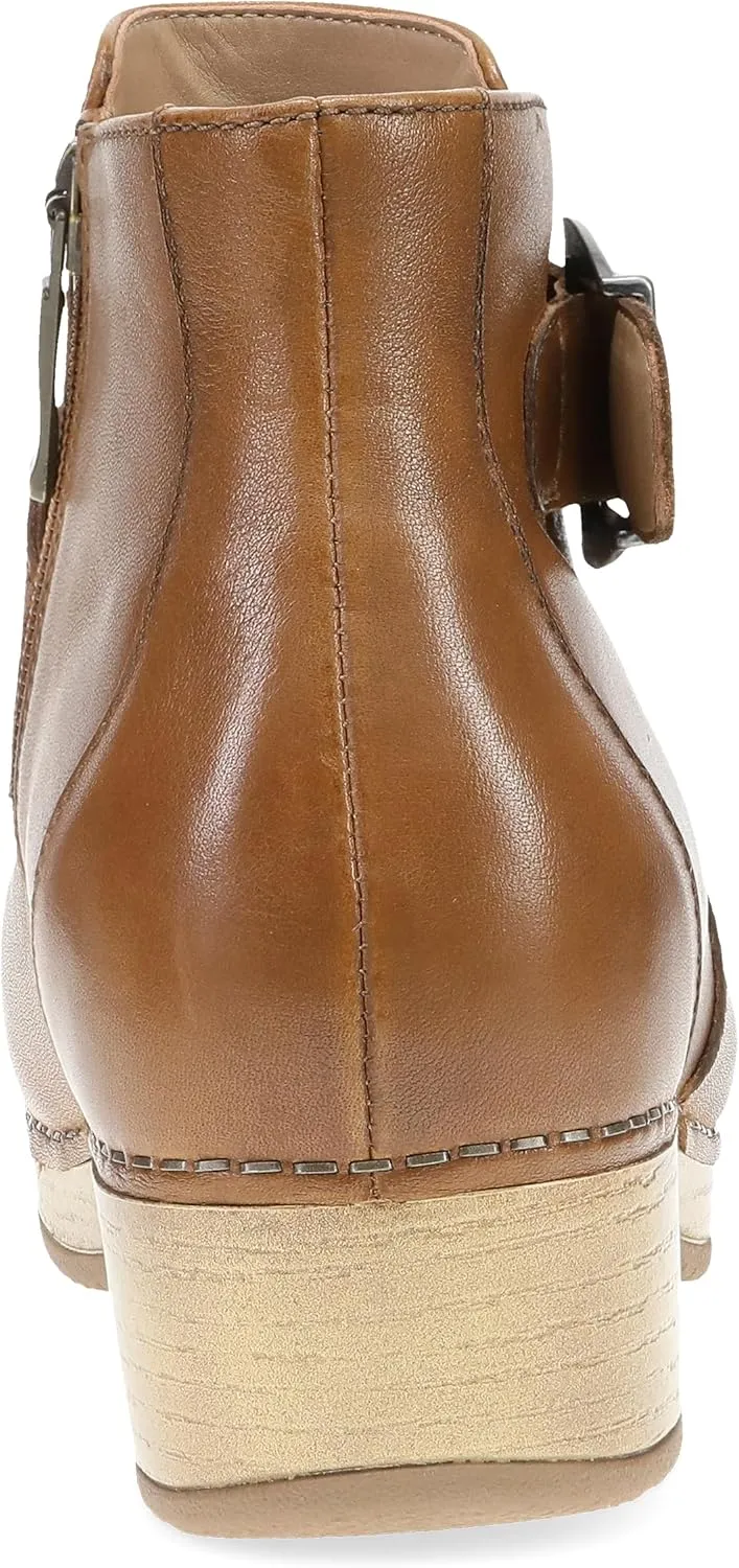 Dansko Brennan Ankle Bootie with Stylish Accents for Women - Memory Foam and Arch Support for All -Day Comfort and Support - Lightweight EVA Outsole for Long-Lasting Wear