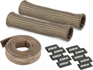 Design Engineering 010704 Protect-A-Boot and Wire Titanium 2-Cylinder Kit for Spark Plug Boot and Wire Protection