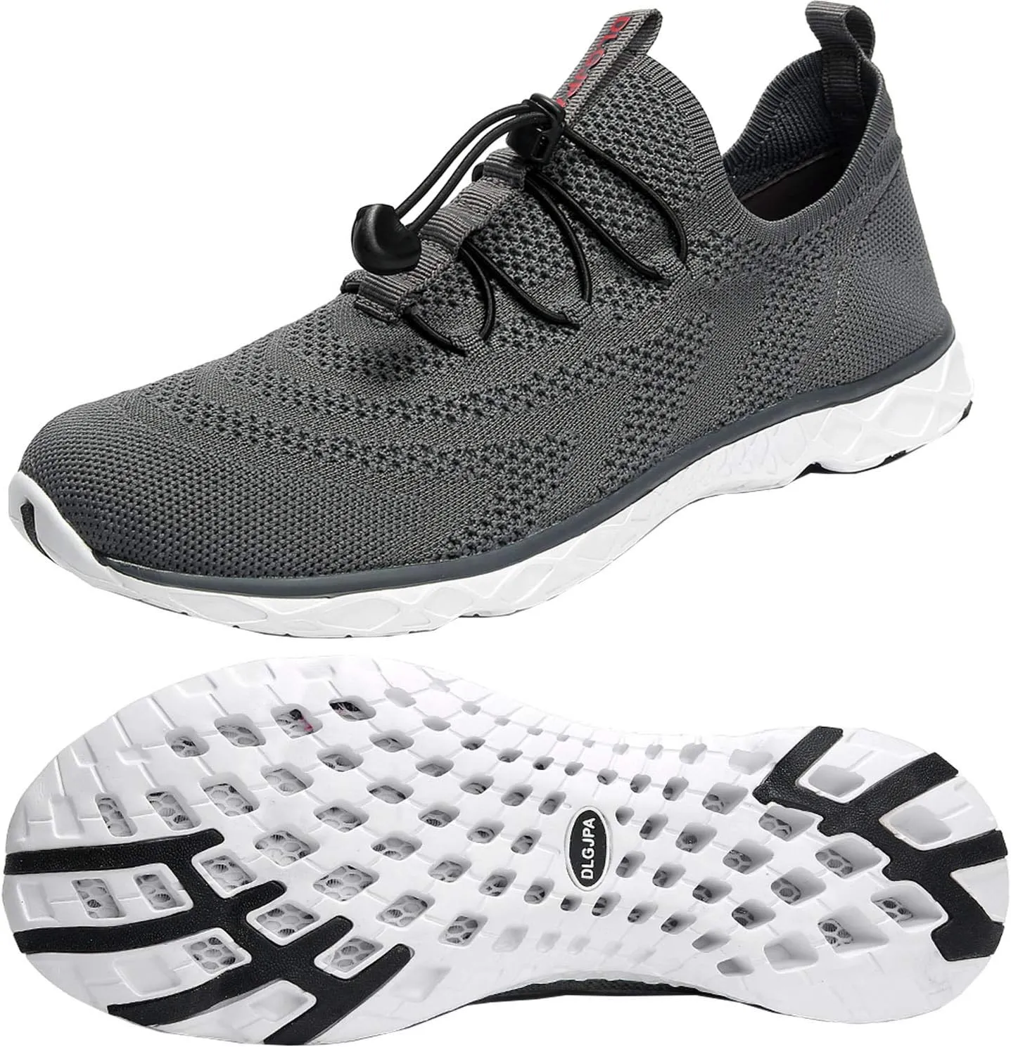 DLGJPA Men's Lightweight Quick Drying Aqua Water Shoes Athletic Sport Walking Shoes
