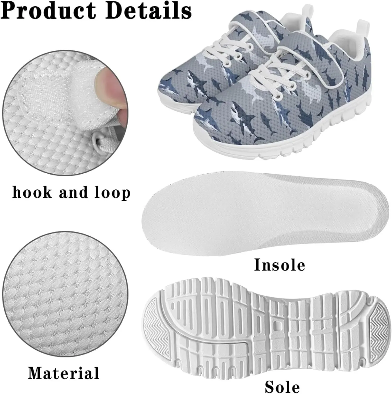 Doojoayie Little Kids Slip On Shoes Rubber Sneakers for Boys Outdoo Tennis Shoes