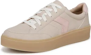 Dr. Scholl's Womens Madison Lace Sneaker Beige Smooth 6 M