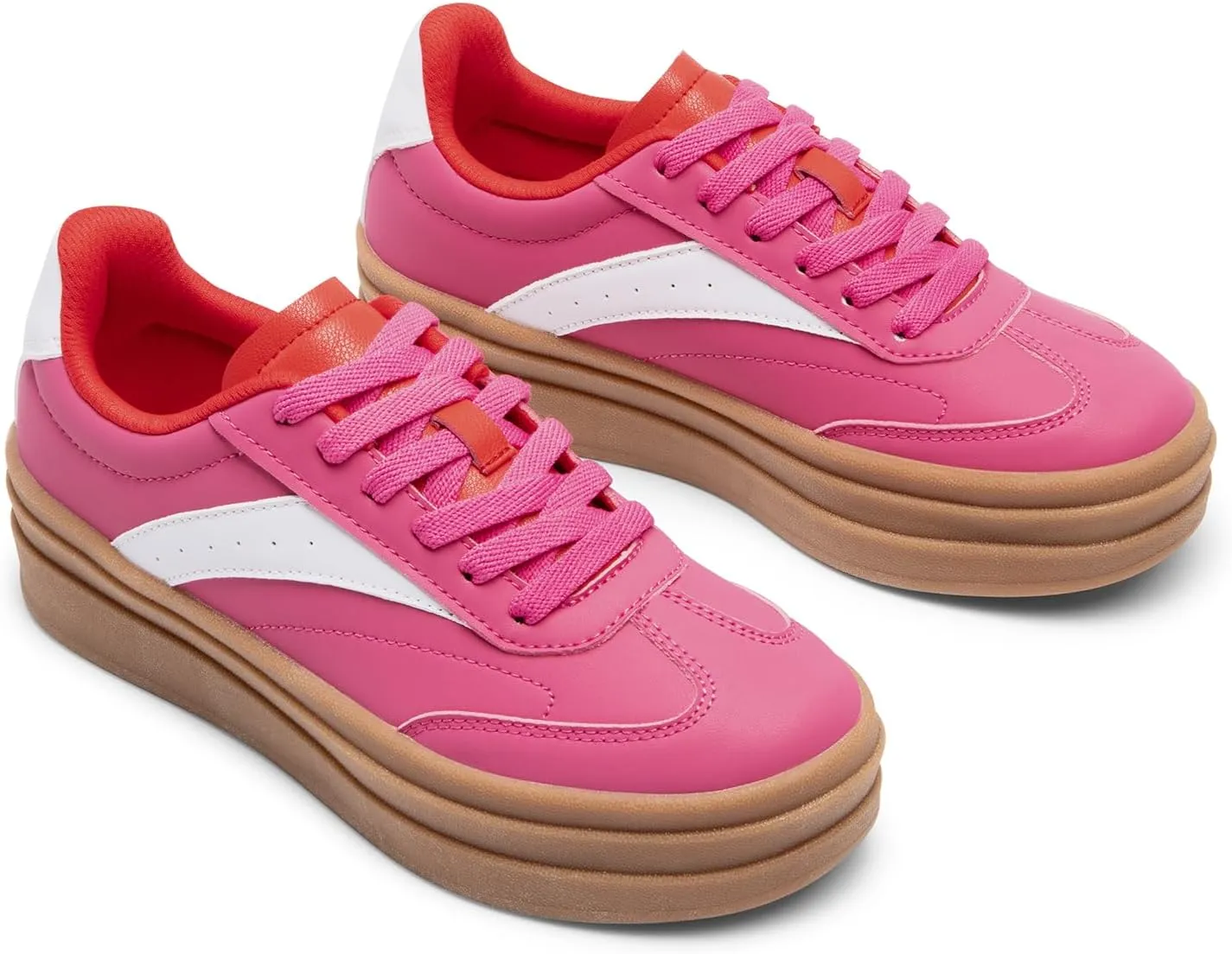 DREAM PAIRS Women's Platform Fashion Sneakers Chunky Casual Tennis Shoes Trendy Sneakers for Women